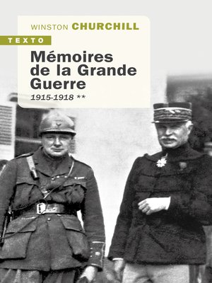 cover image of Mémoires de la Grande Guerre Tome 2